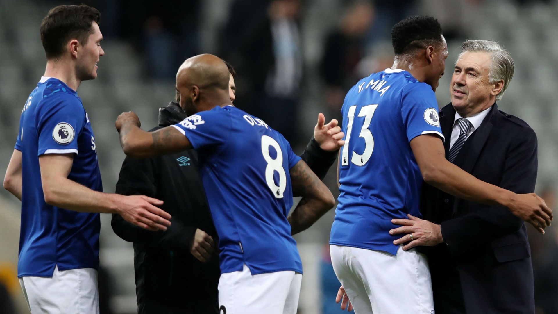 Carlo Ancelotti Newcastle Everton