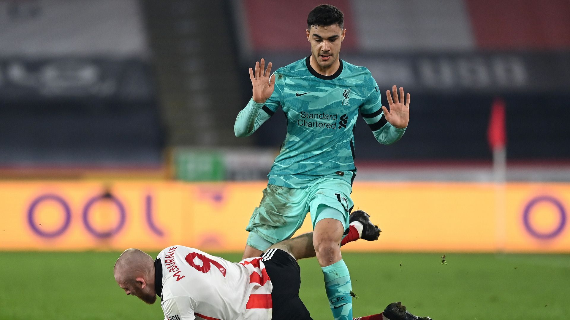 Ozan Kabak Sheffield United vs Liverpool 02.28.2021