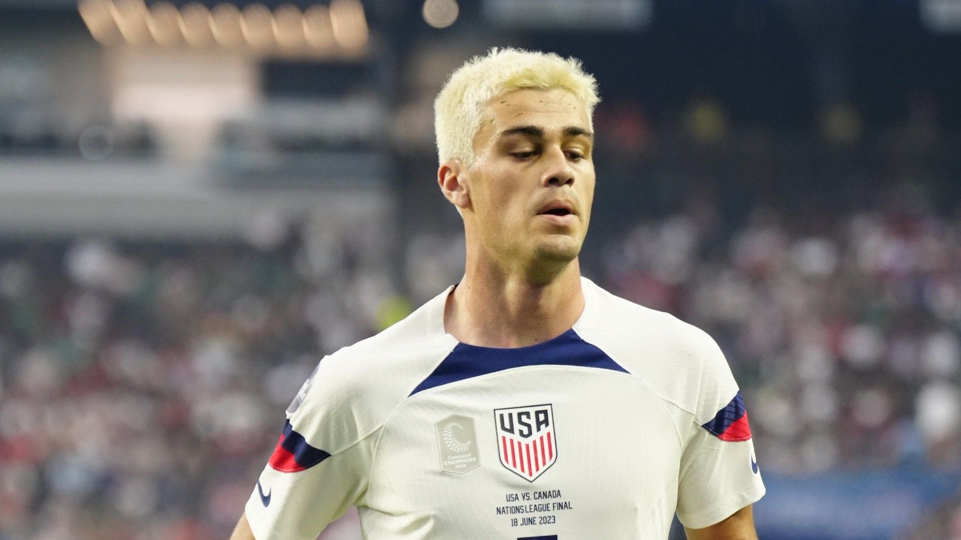 Gio Reyna goes back to blonde! USMNT star debuts fresh bleached-hair ahead  of Germany friendly | Goal.com US