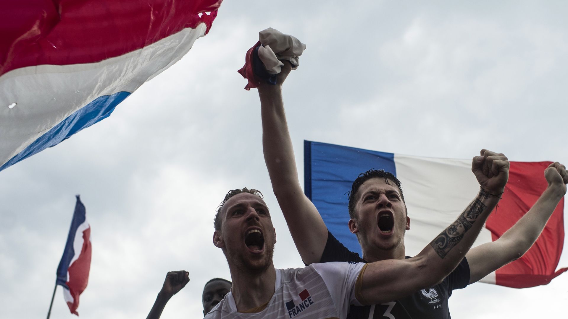 Frankreich WM Fans 15072018