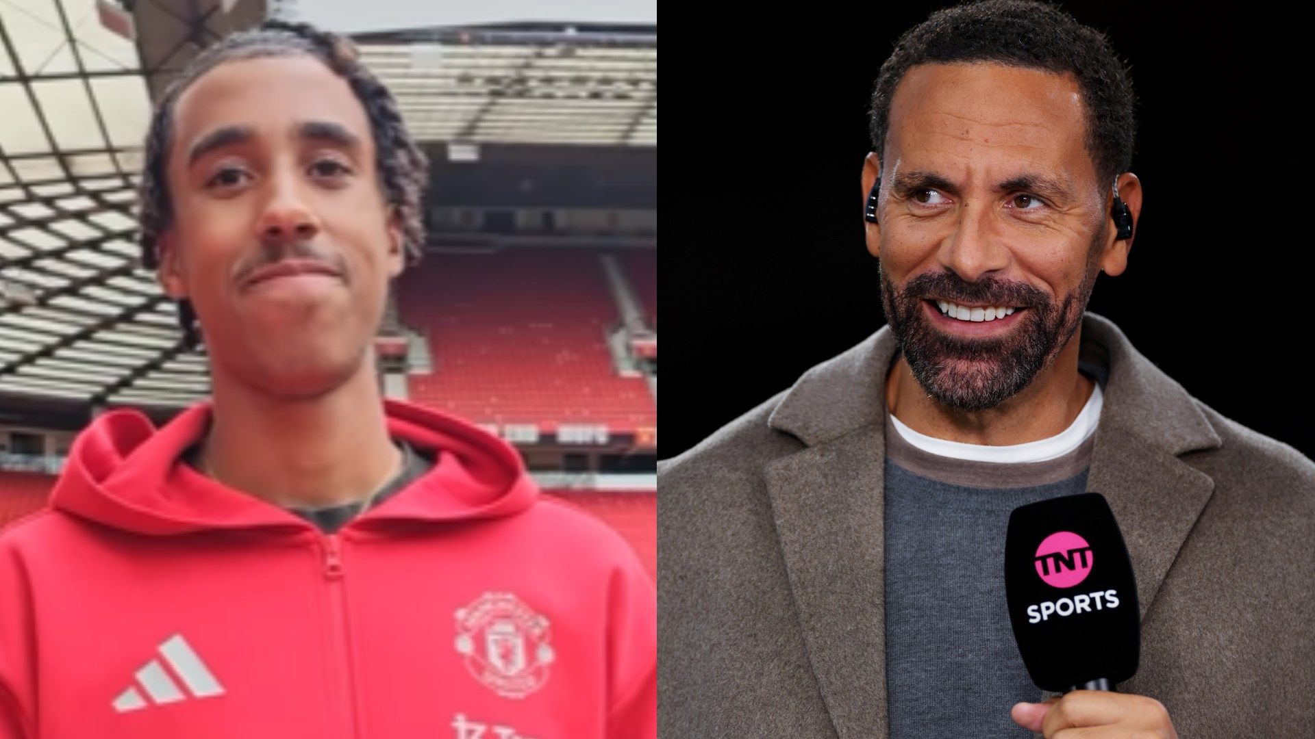 Leny Yoro and Rio Ferdinand