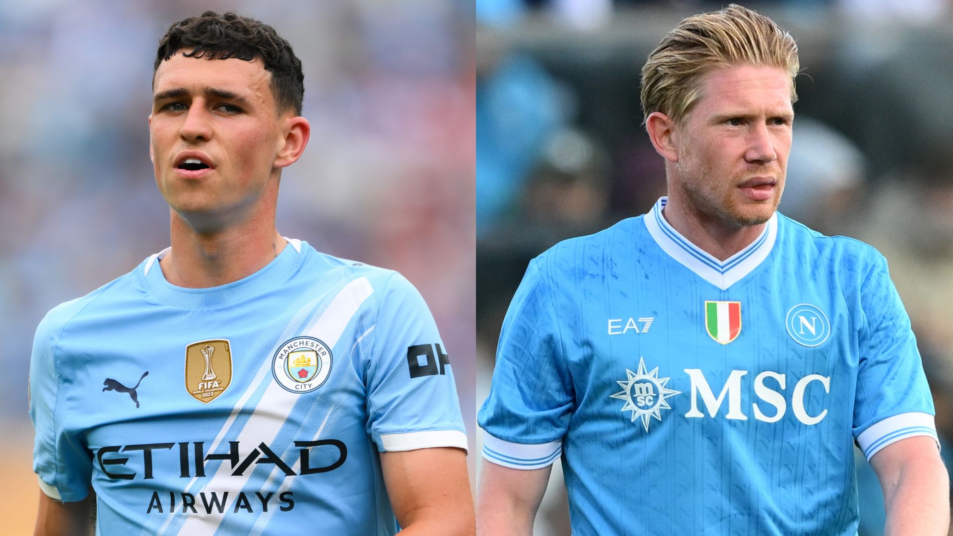 Phil Foden Kevin De Bruyne split 2025-26