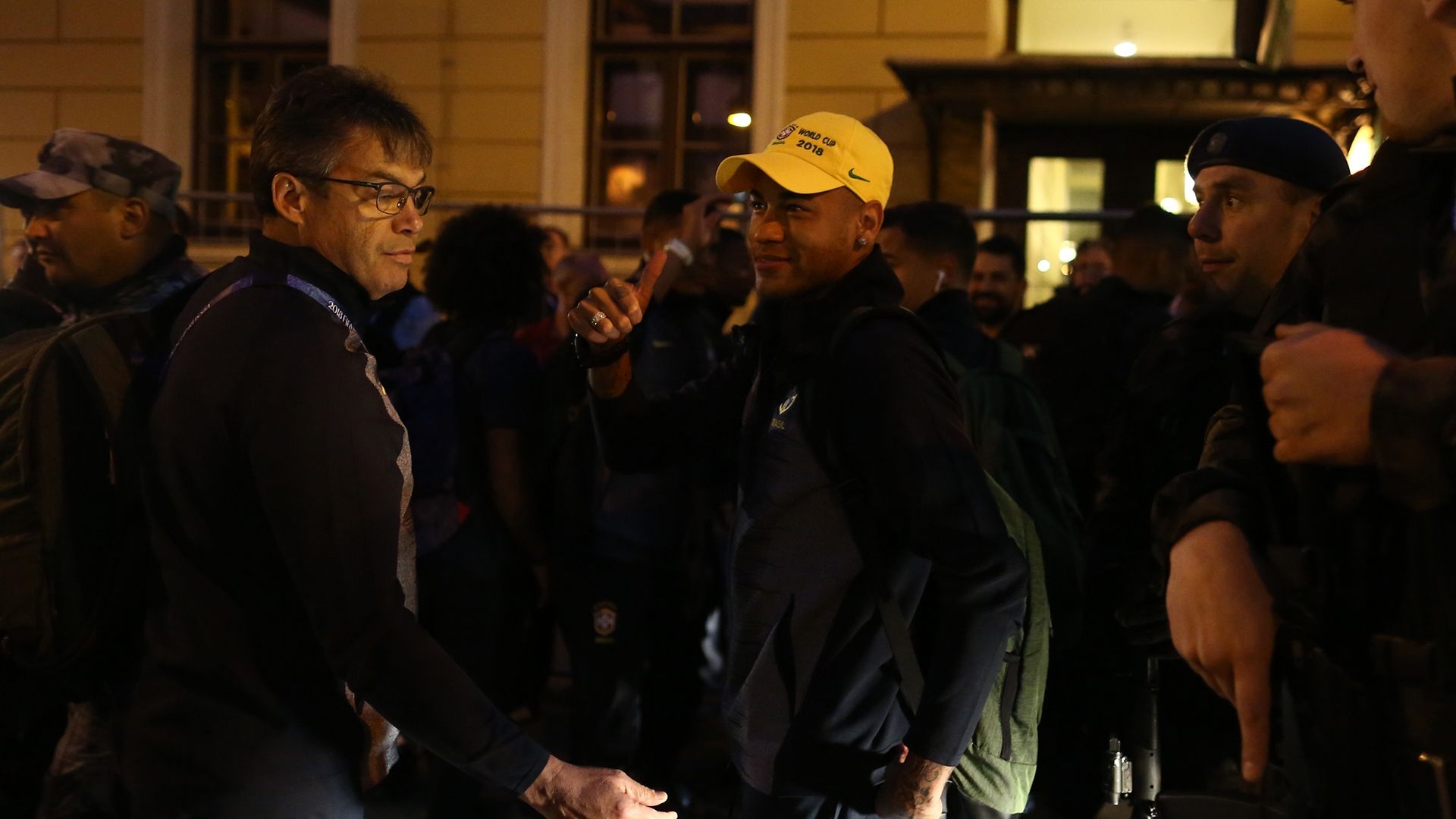 Neymar Brasil chegada Sao Petersburgo World Cup 20062018