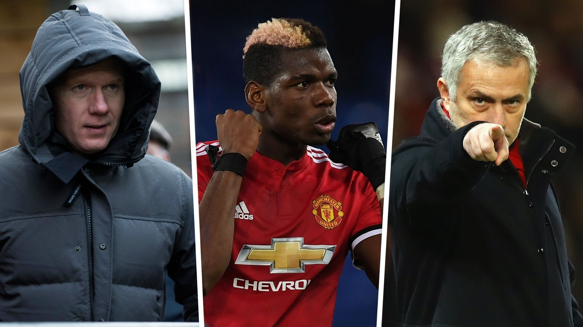 Paul Scholes Paul Pogba Jose Mourinho Manchester United