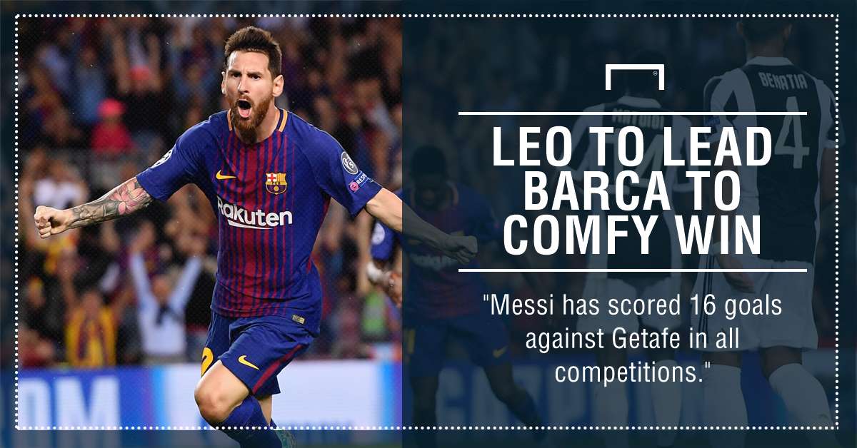 Barcelona Getafe Messi graphic