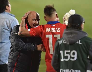 Jorge Sampaoli - Eduardo Vargas