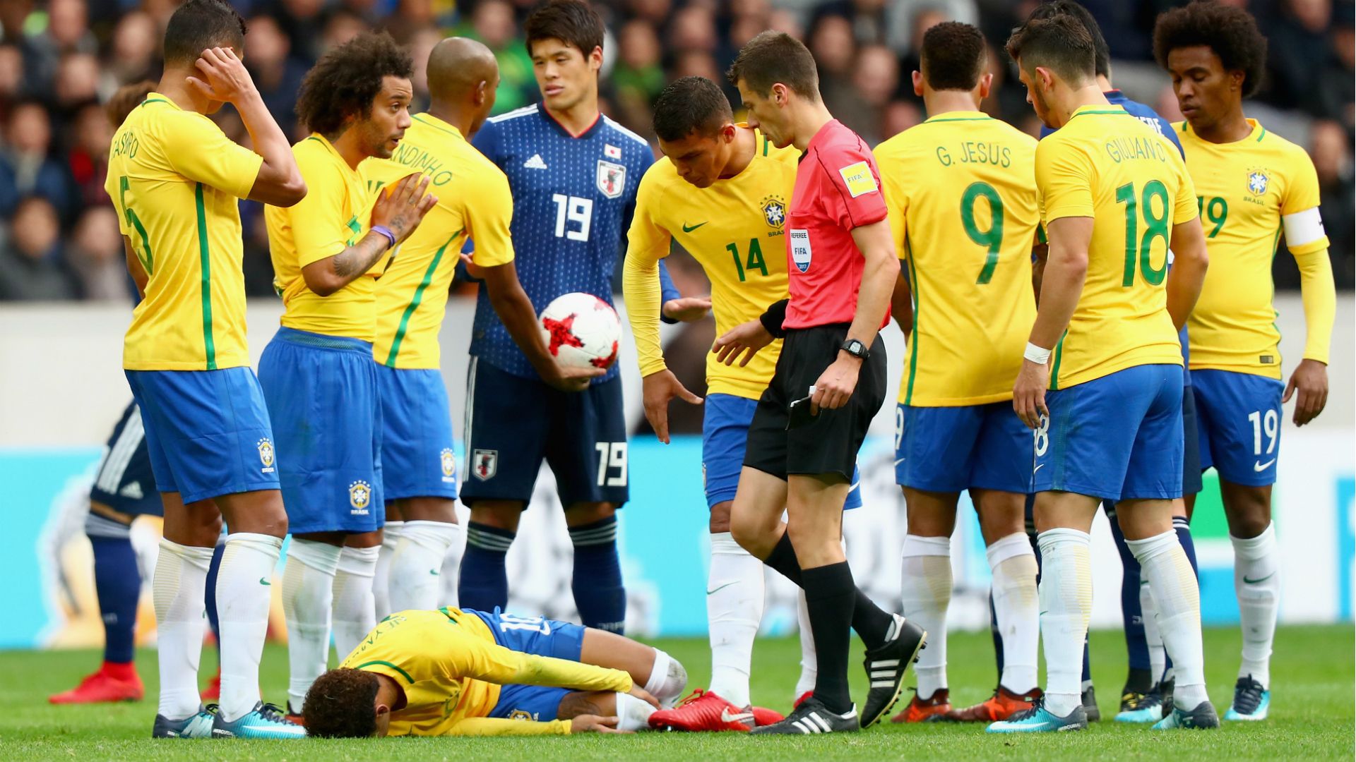Neymar Marcelo Jesus I Brasil Japão I 10 11 17