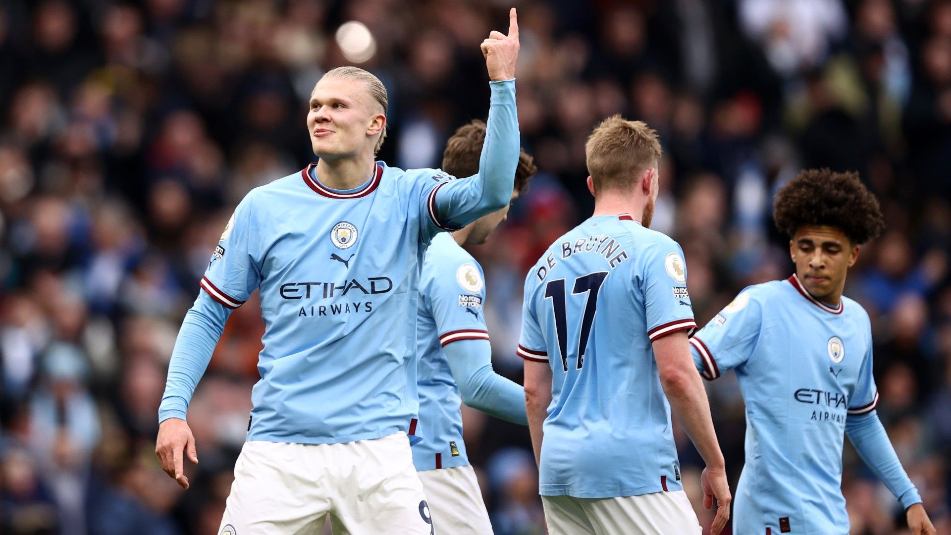 Erling Haaland Manchester City Wolves 2022-23