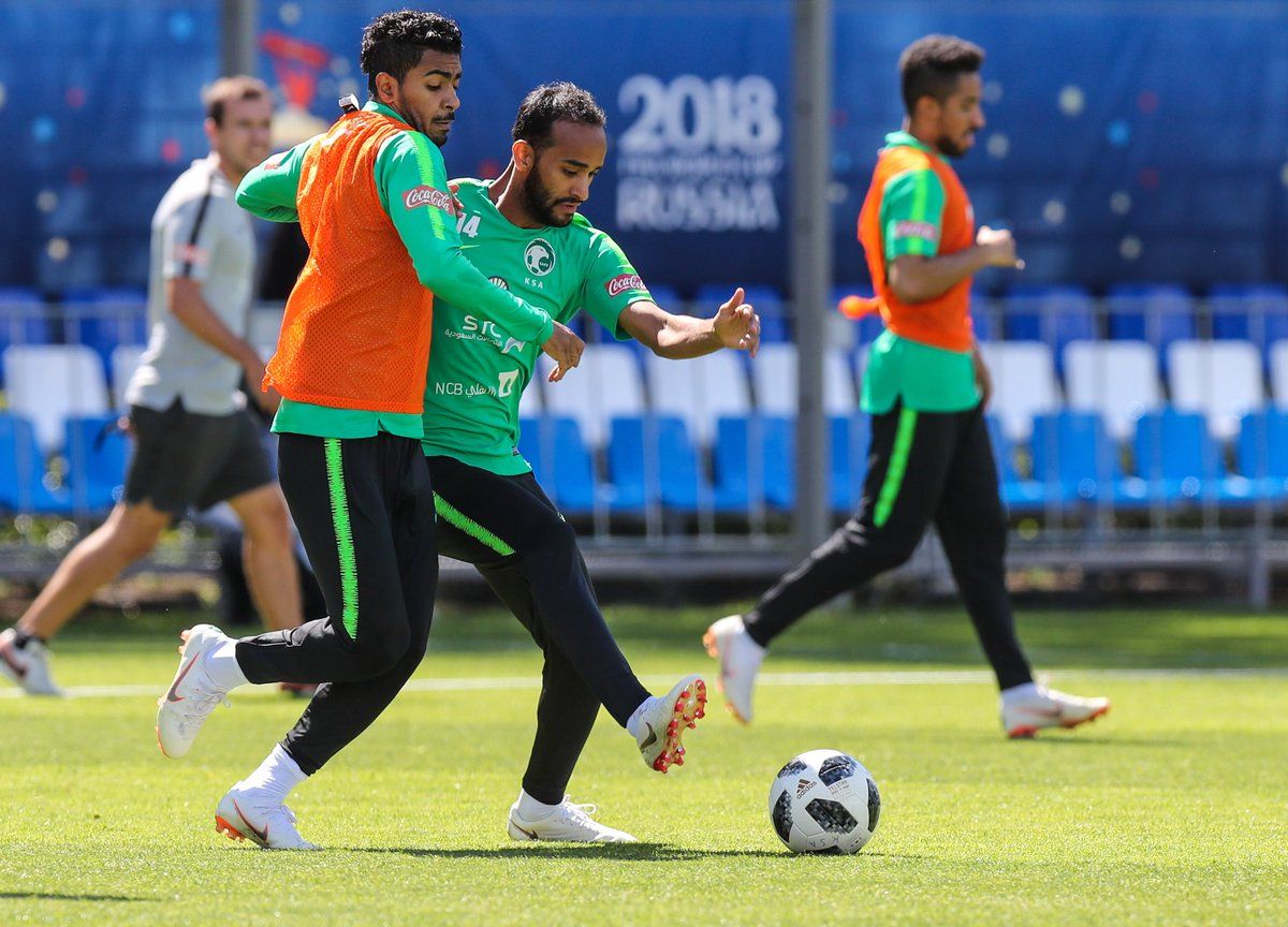 Arabia Saudita treino Copa do Mundo 23 06 18