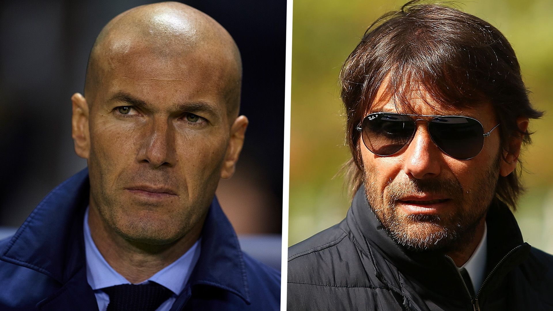 Zinedine Zidane Antonio Conte