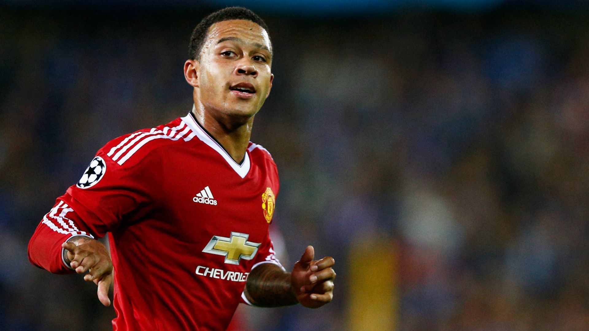 Memphis Depay Manchester United Champions League