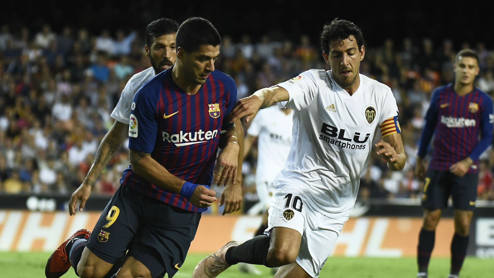 Luis Suarez Dani Parejo Barcelona Valencia 07102018