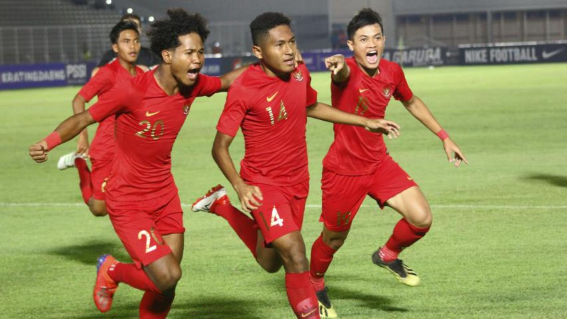 Selebrasi M. Fajar Fathurrahman Timnas Indonesia U-19