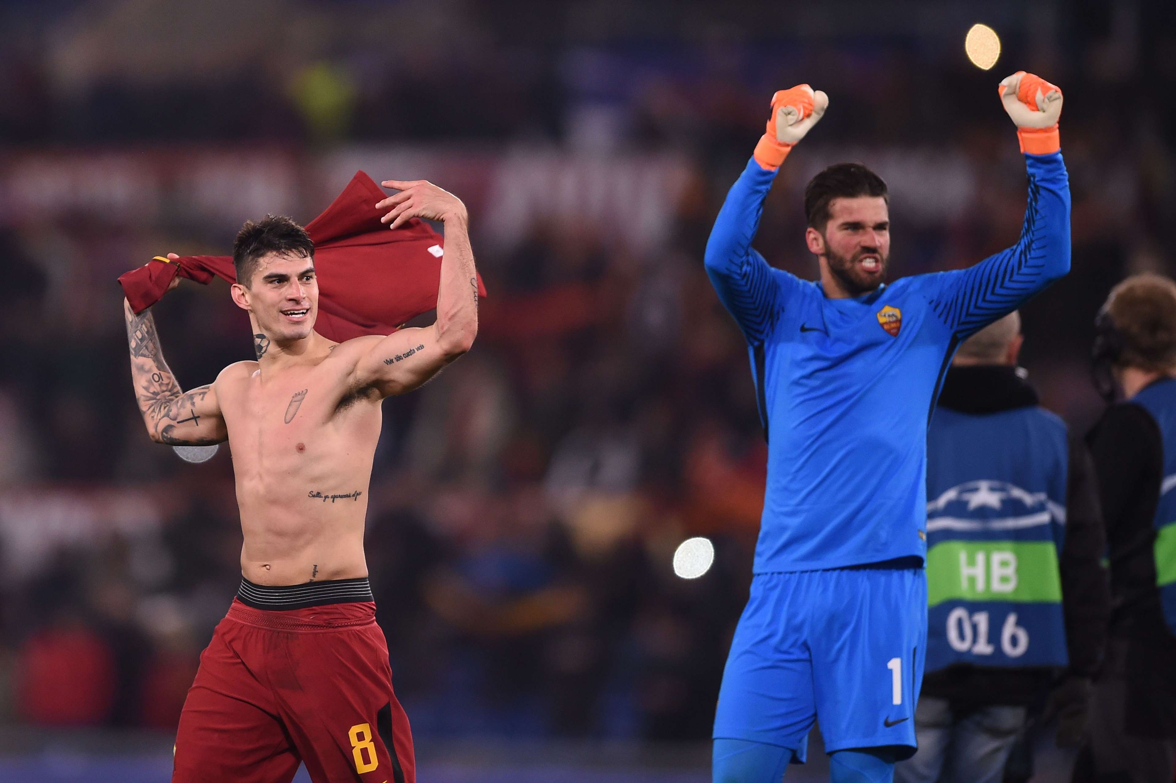 Diego Perotti & Alisson Becker - AS Roma
