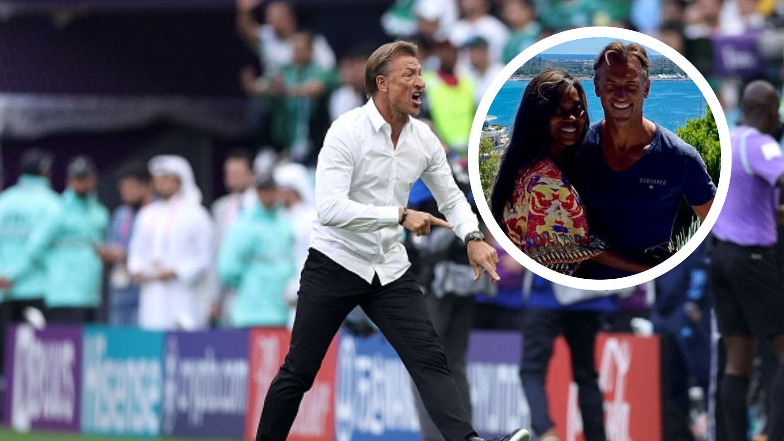 Herve Renard & his wife