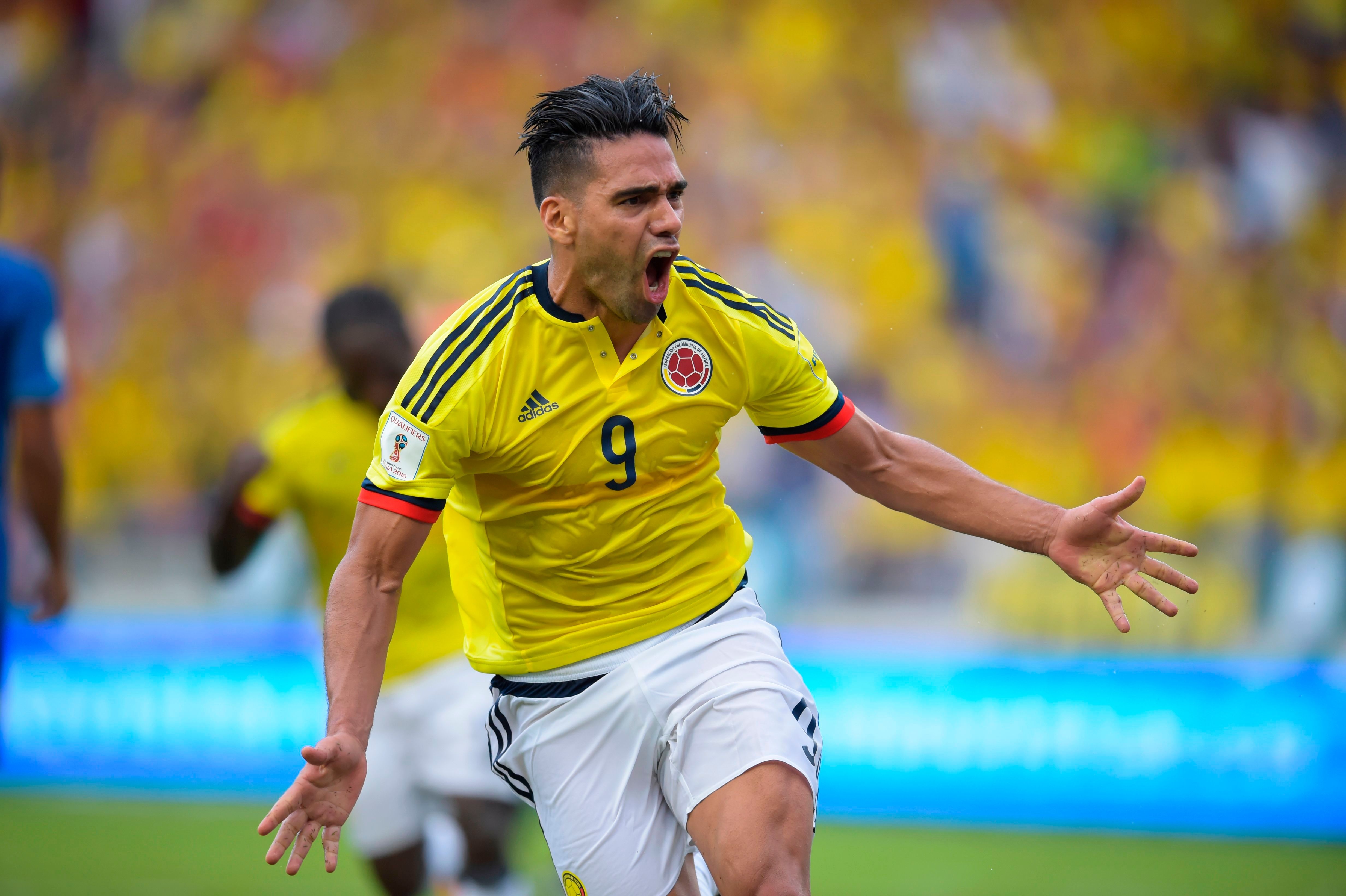 Radamel Falcao García Colombia vs Brasil Eliminatoria Rusia 2018