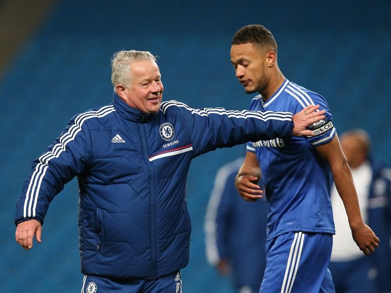 Dermot Drummy Lewis Baker Manchester City v Chelsea  Barclays U21 Premier League 05142014