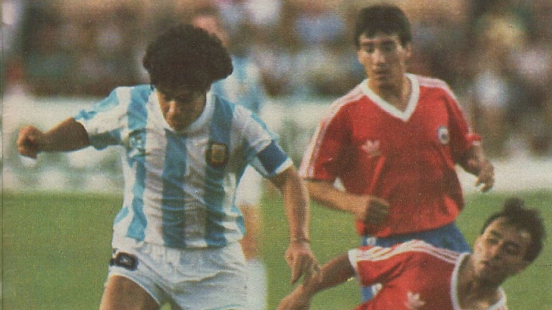 Diego Maradona Argentina Chile Copa America 1989