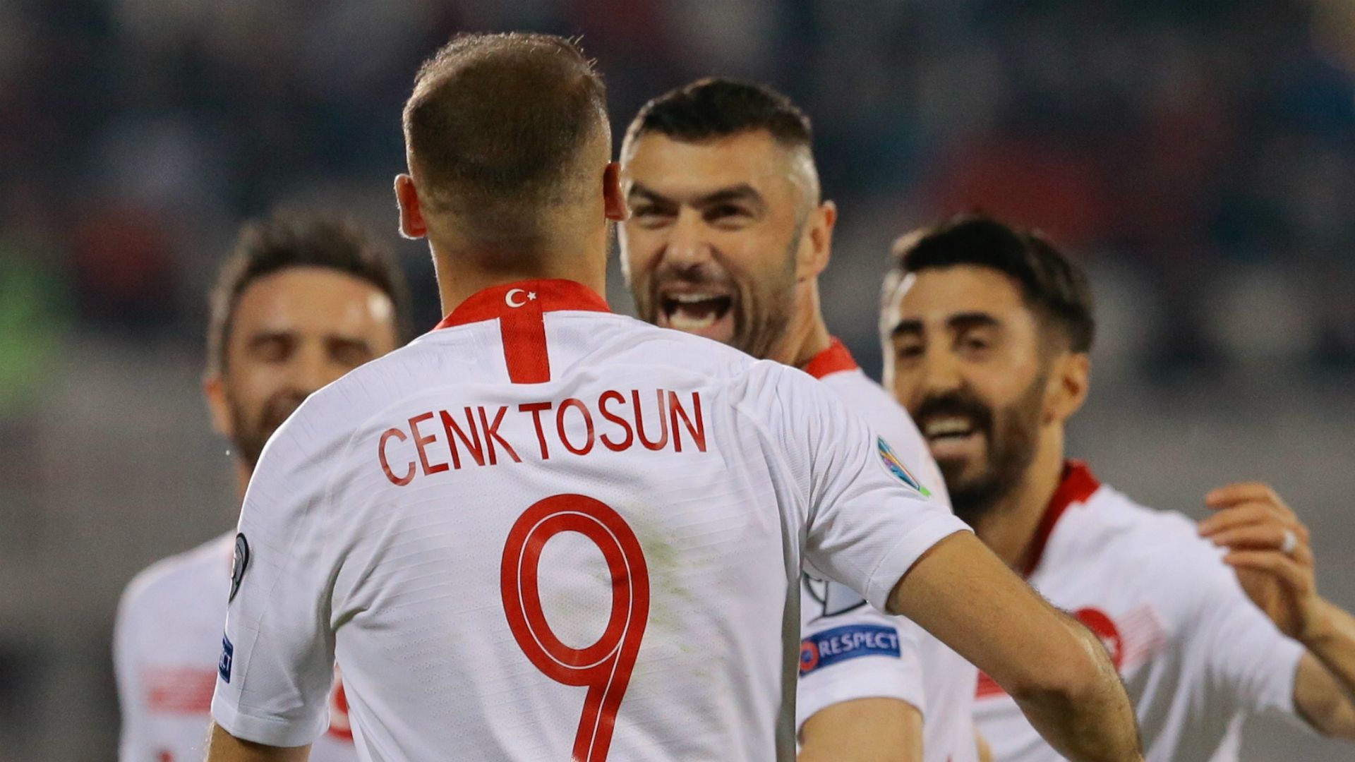 Albania Turkey Cenk Tosun Burak Yilmaz 220319