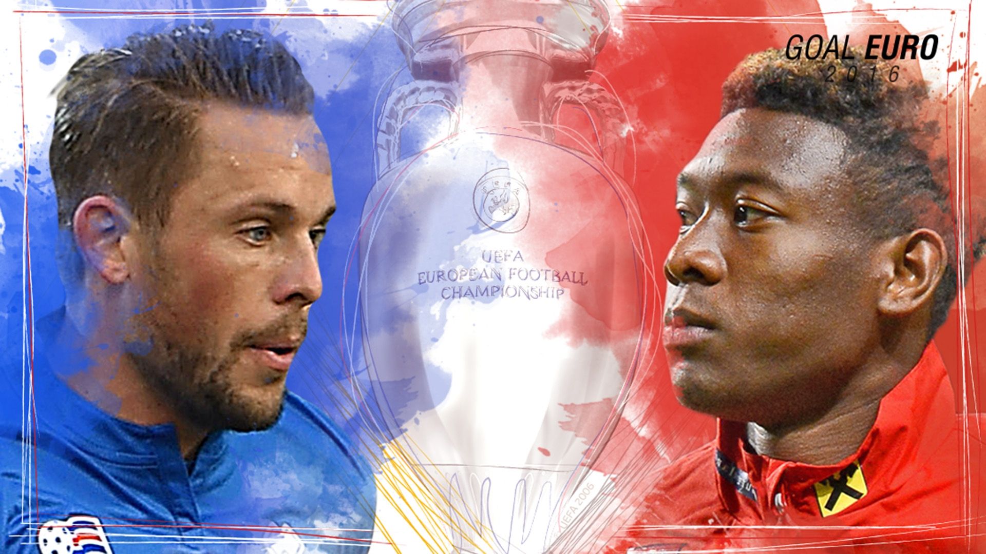 GFX EURO16 Iceland Austria Euro 2016