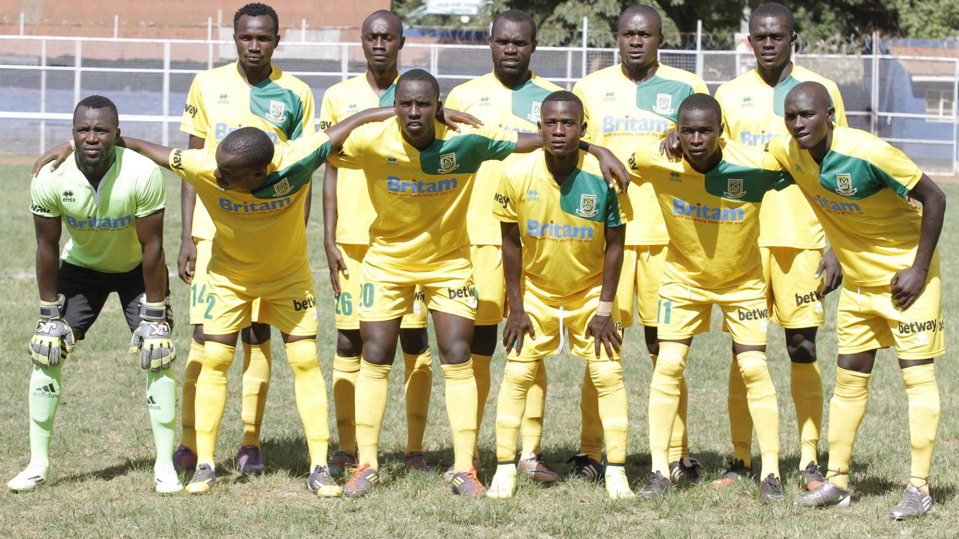 Mathare United squad v Chemelil Sugar.