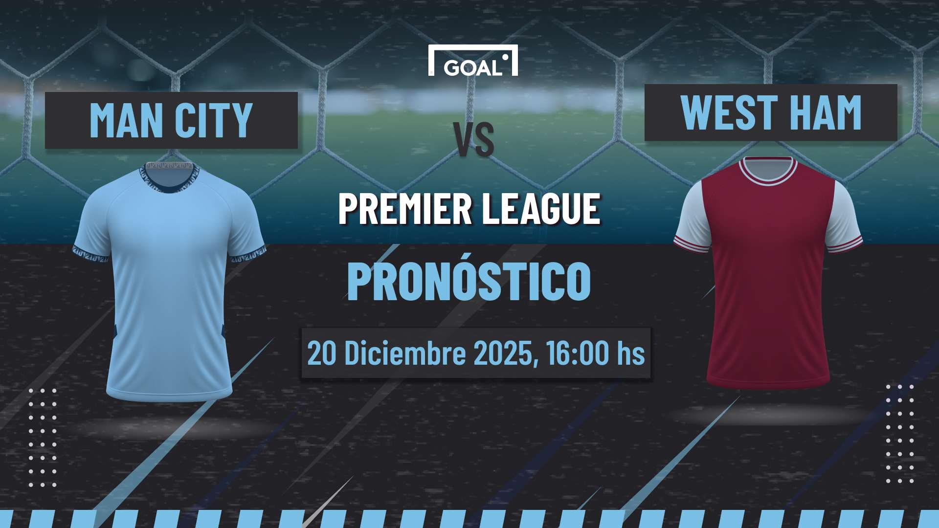 Manchester City vs West Ham Pronóstico y Apuestas Premier League | 20/12/25