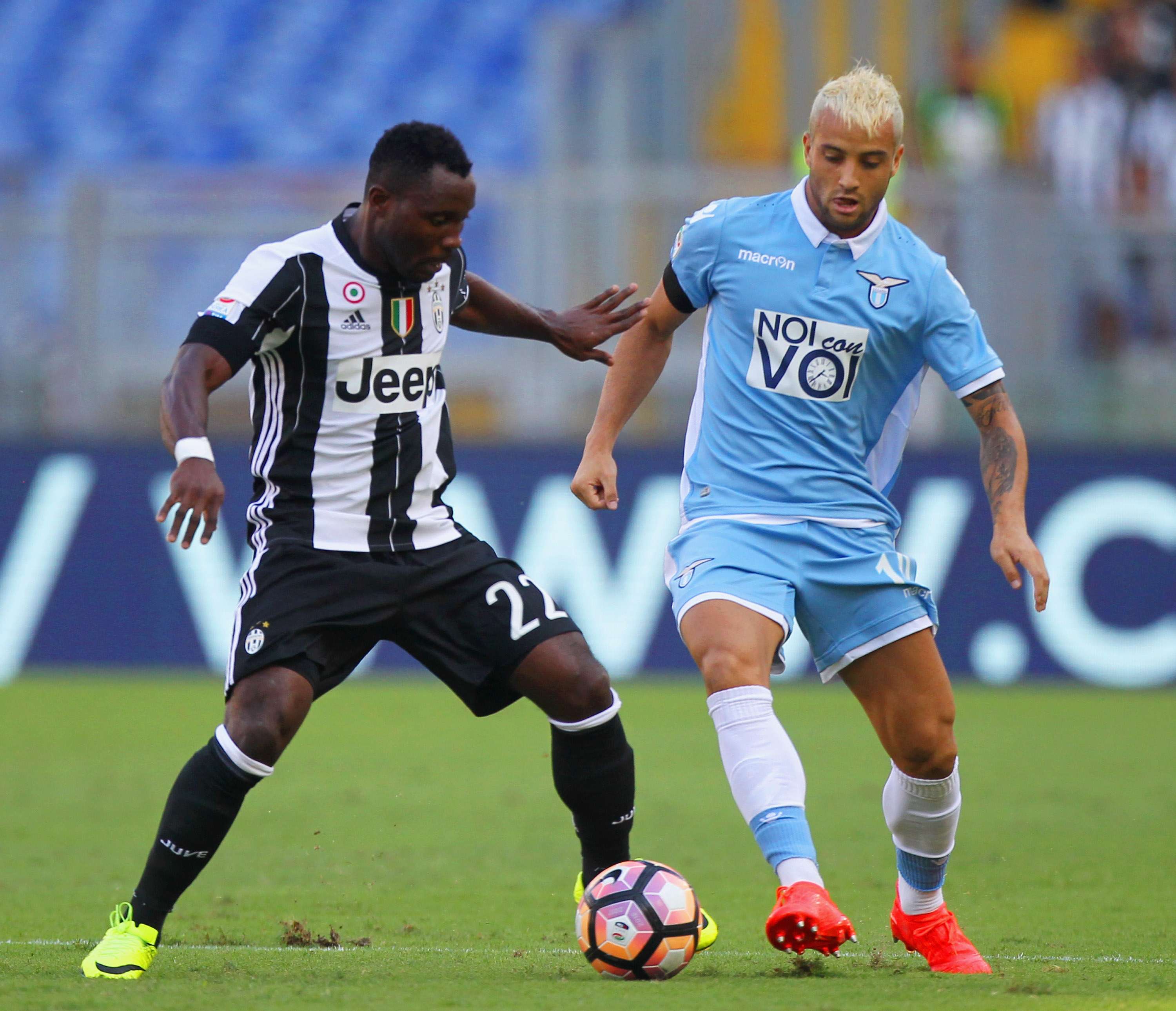 Felipe Anderson Kwadwo Asamoah Lazio Juventus Serie a
