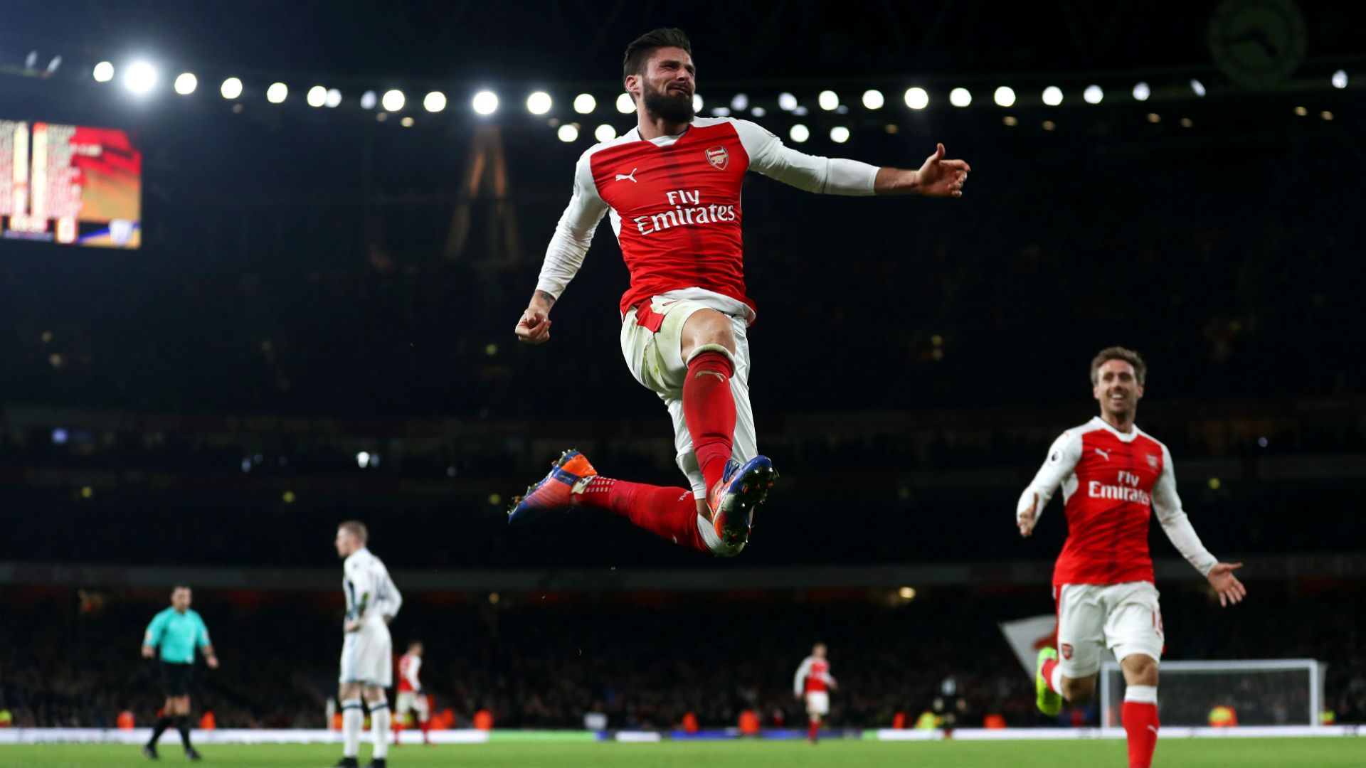 Olivier Giroud Premier League Arsenal v West Brom 231616