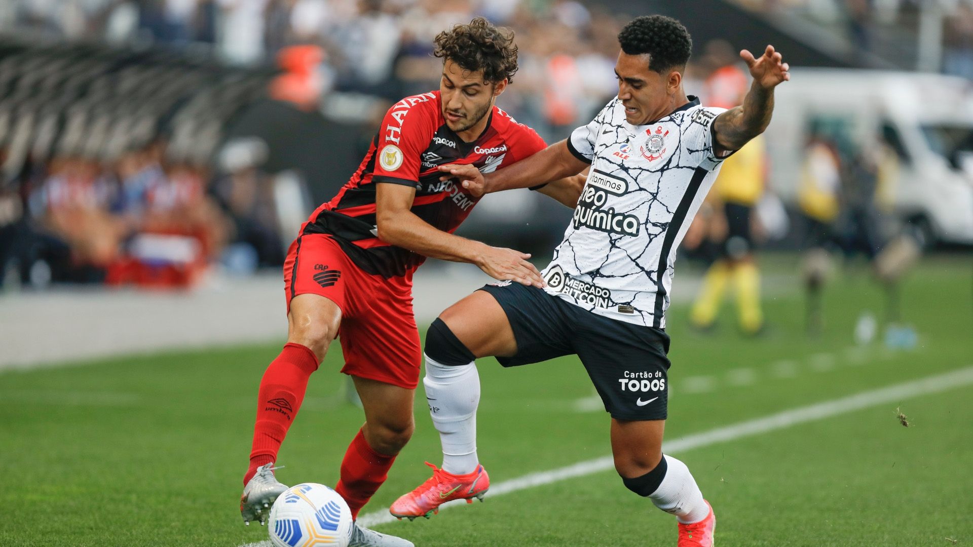 Marcinho, Du Queiroz, Corinthians x Athletico-PR, Brasileirão, 28112021