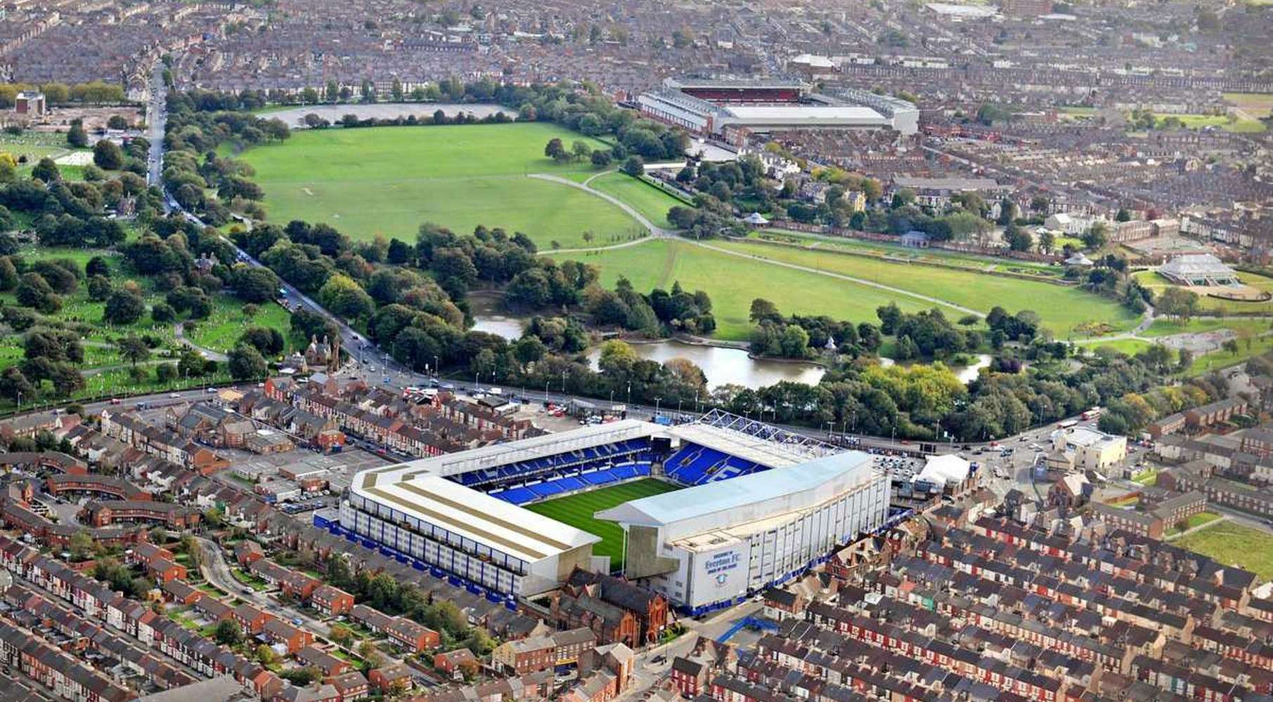 Anfield Road Goodison Park