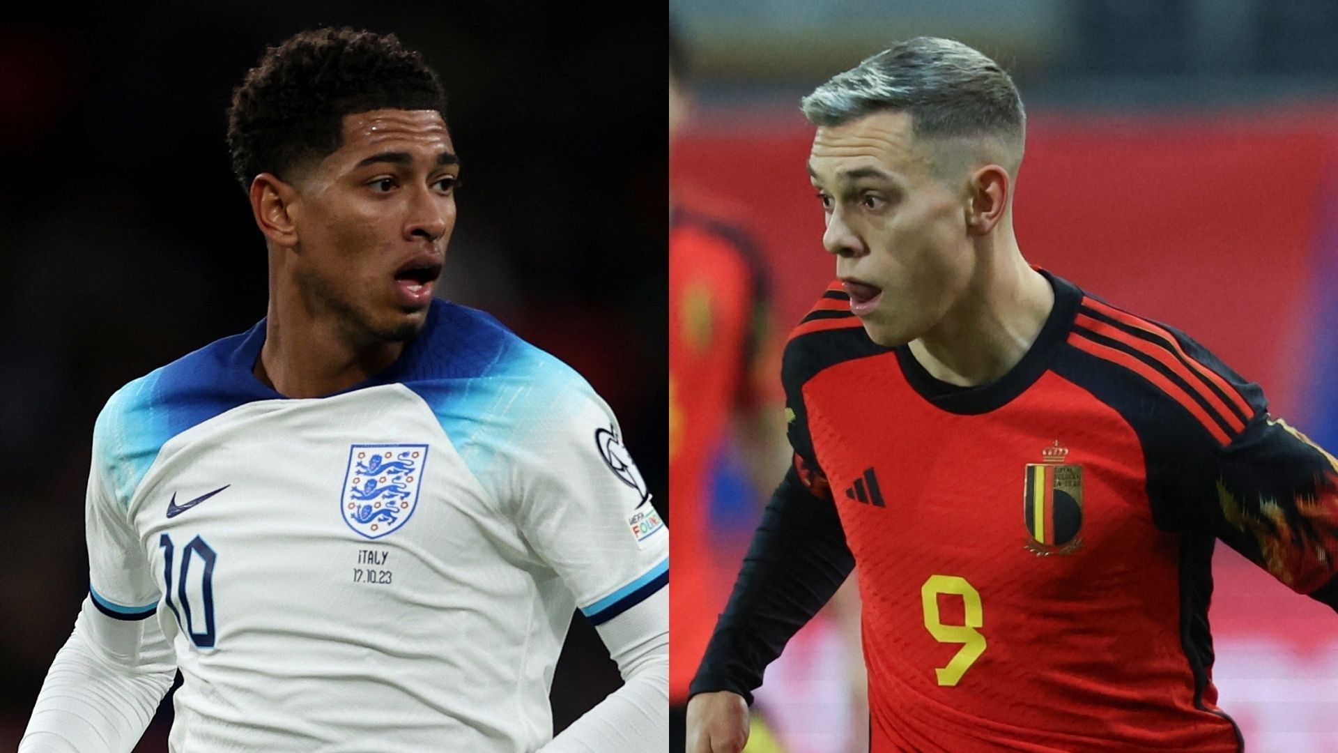 Jude Bellingham England Leandro Trossard Belgium