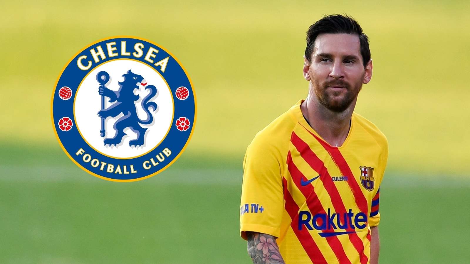 Lionel Messi Chelsea composite