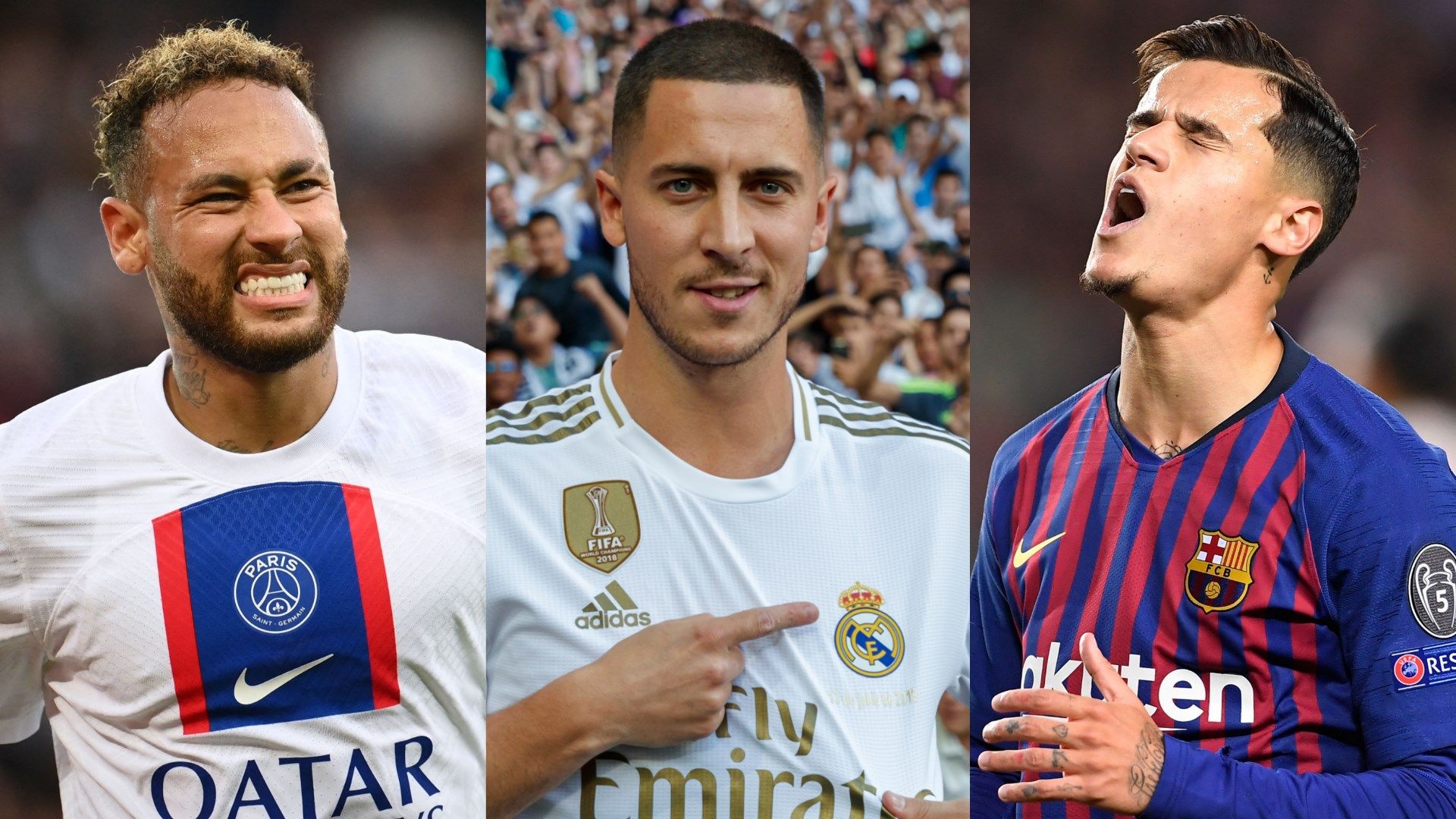 アザール、ポグバ、コウチーニョ…サッカー史上最も高額な移籍