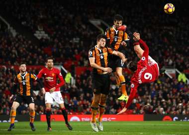 Harry Maguire Andrea Ranocchia Zlatan Ibrahimovic Hull City Manchester United