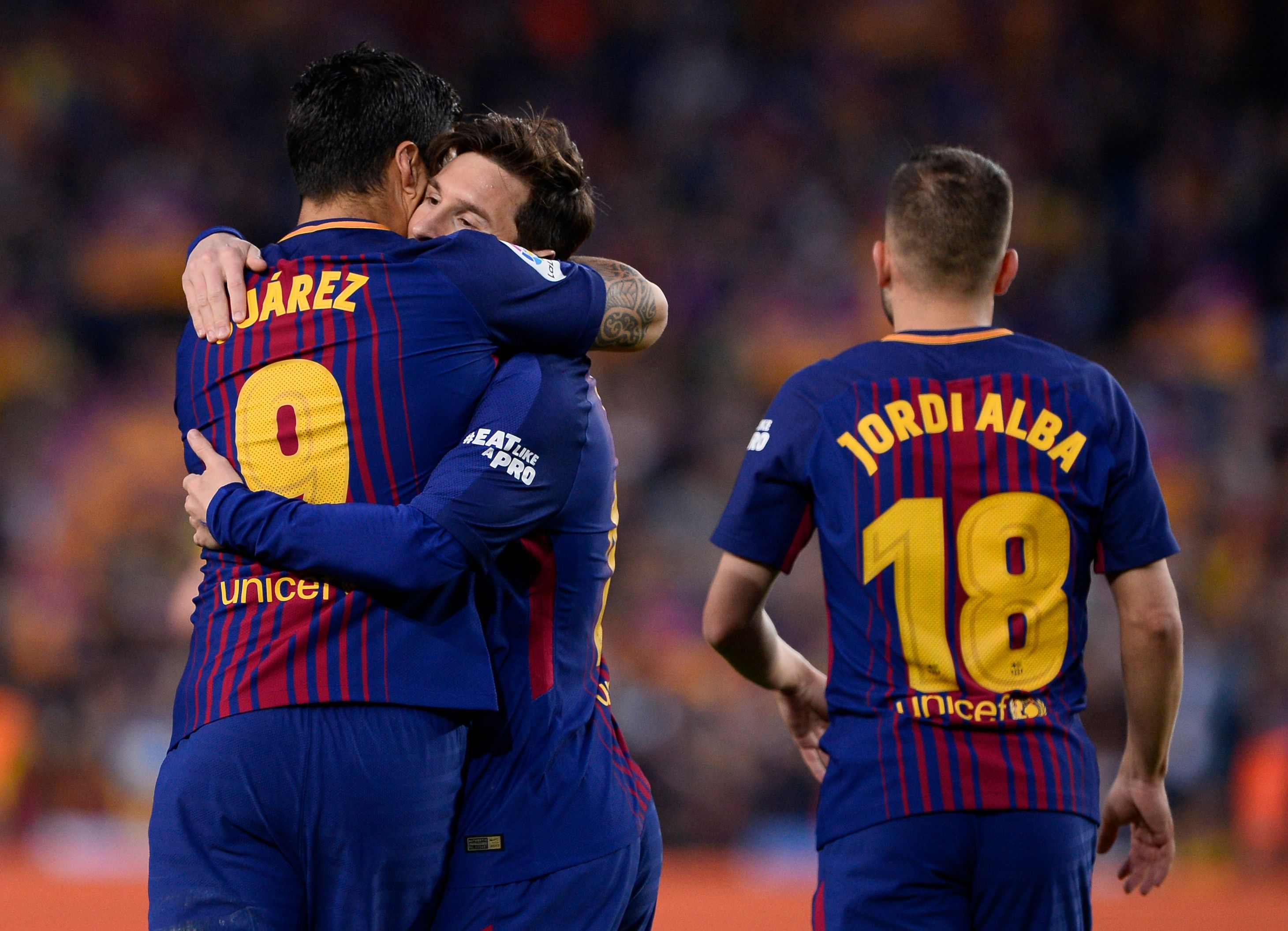 Lionel Messi Luis Suarez Barcelona Real Madrid El Clasico LaLiga 06052018