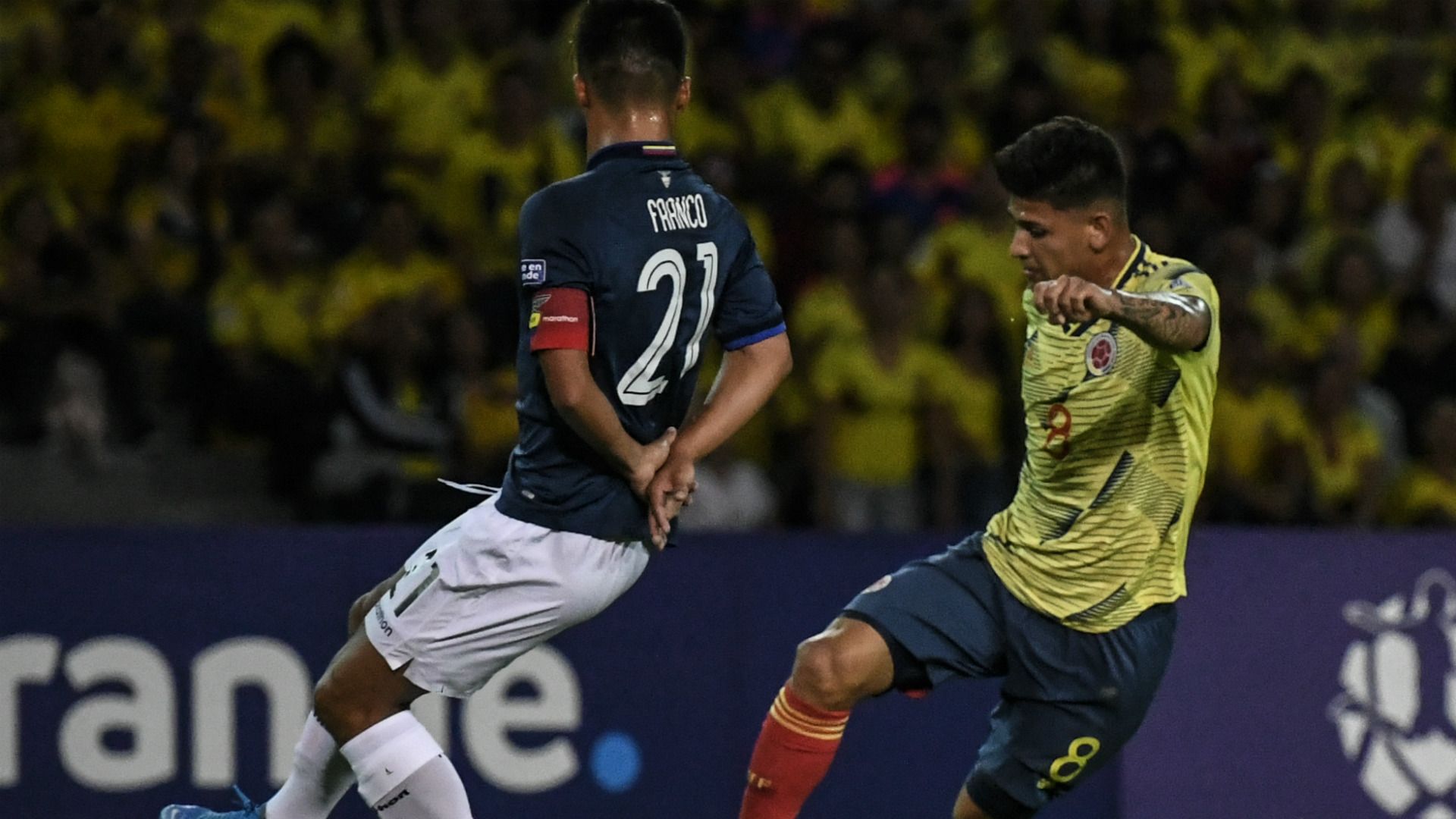 Jorge Carrascal Colombia U23 Ecuador Preolimpico 21012020