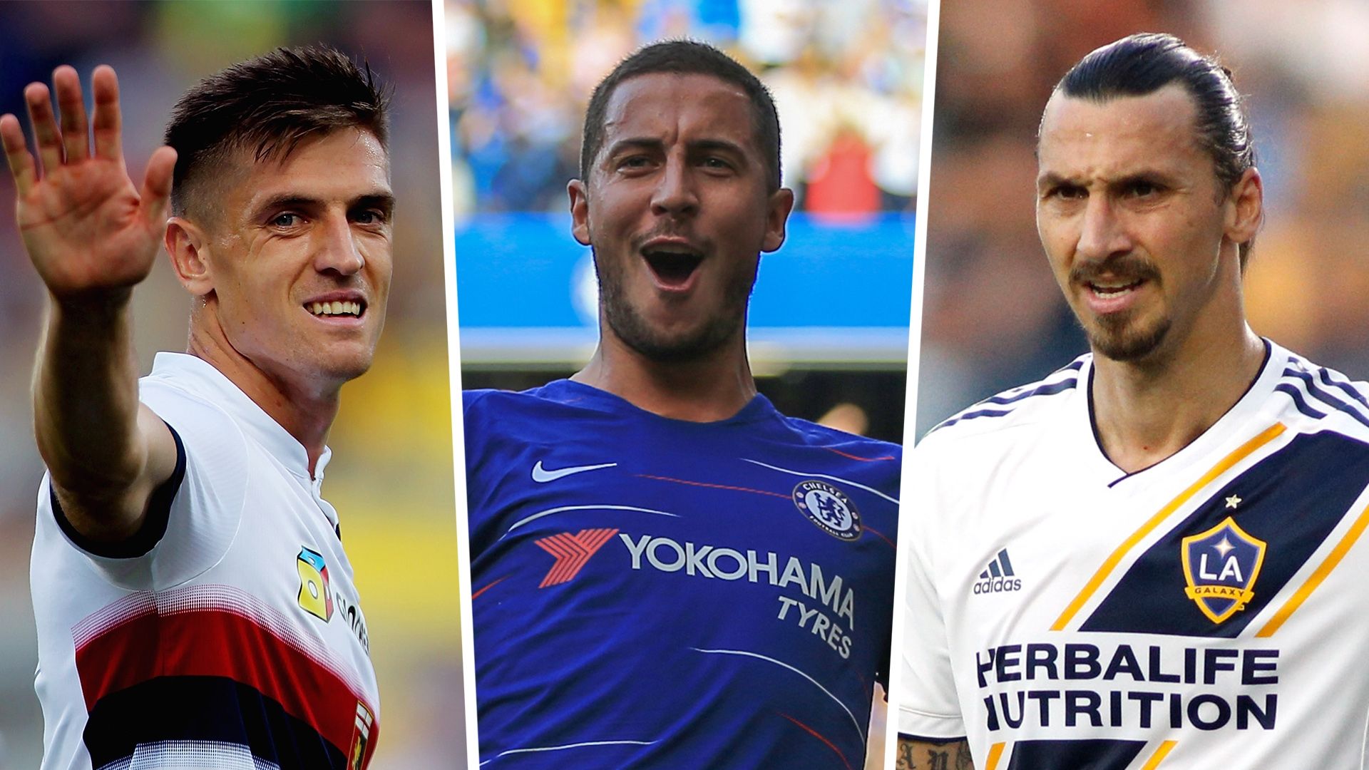 Piatek Hazard Ibrahimovic Madrid striker options