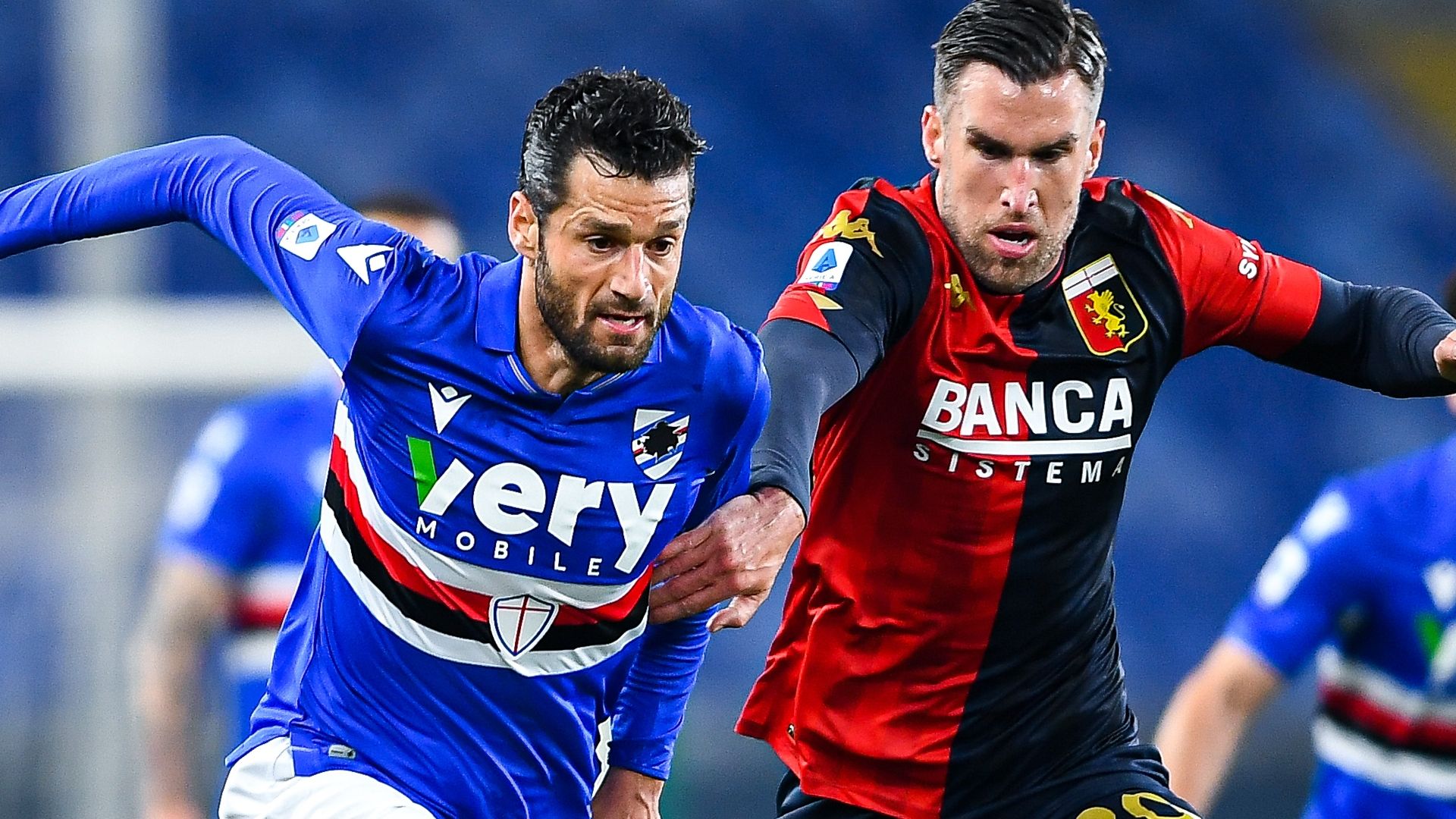 Strootman Candreva Genoa Sampdoria Serie A