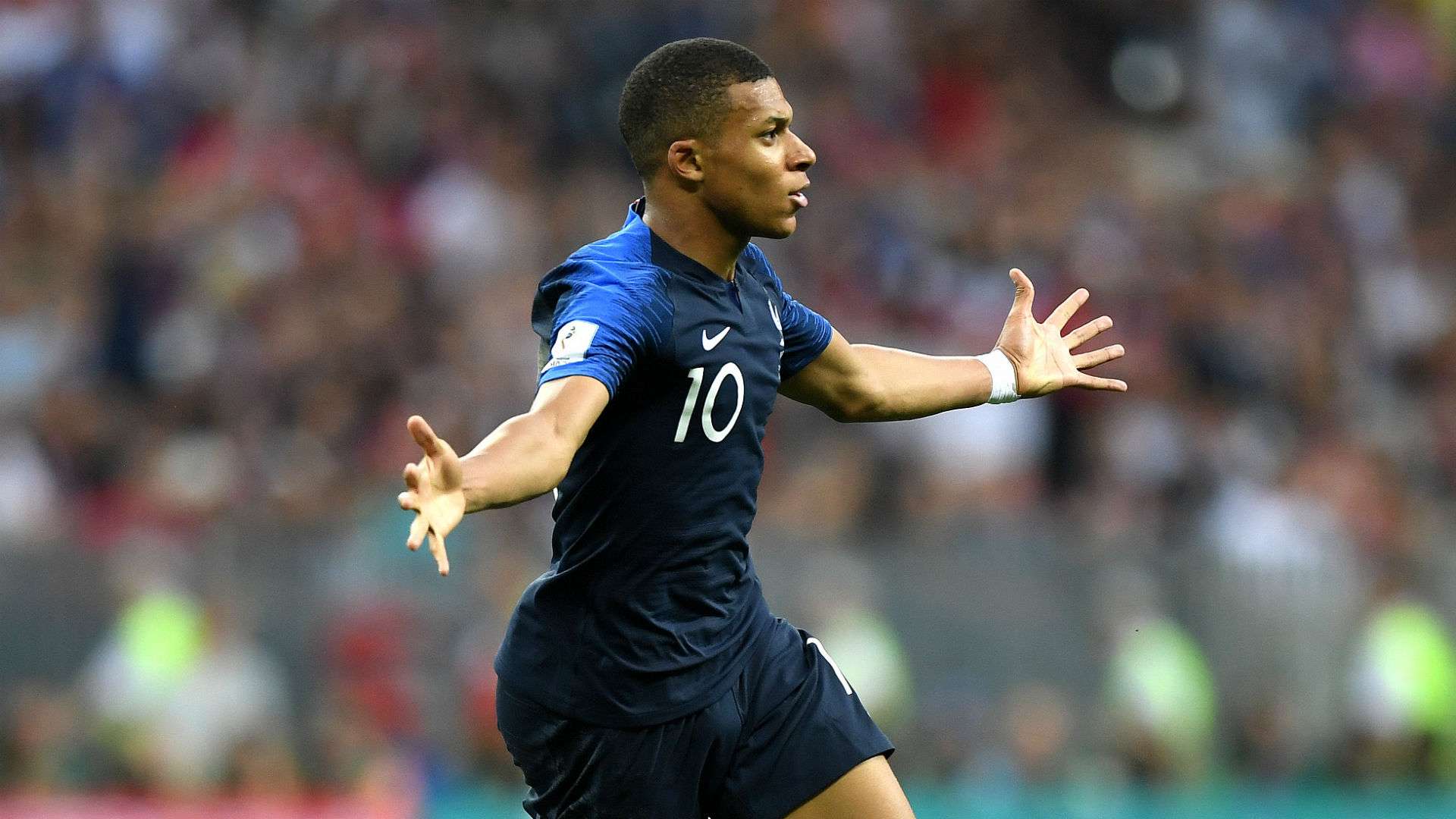 Kylian Mbappe France Croatia World Cup final 2018