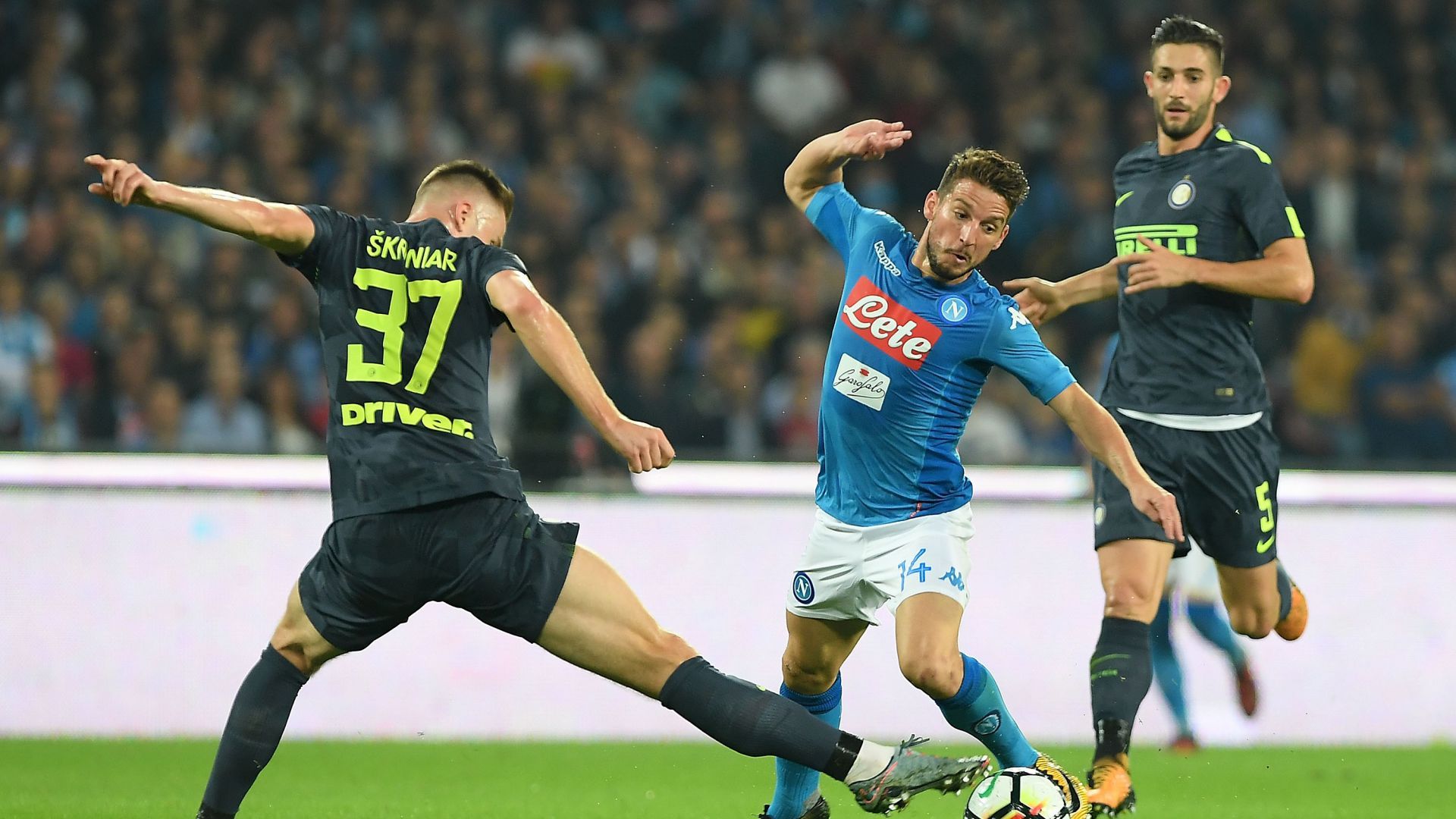 Skriniar Mertens - Napoli-Inter