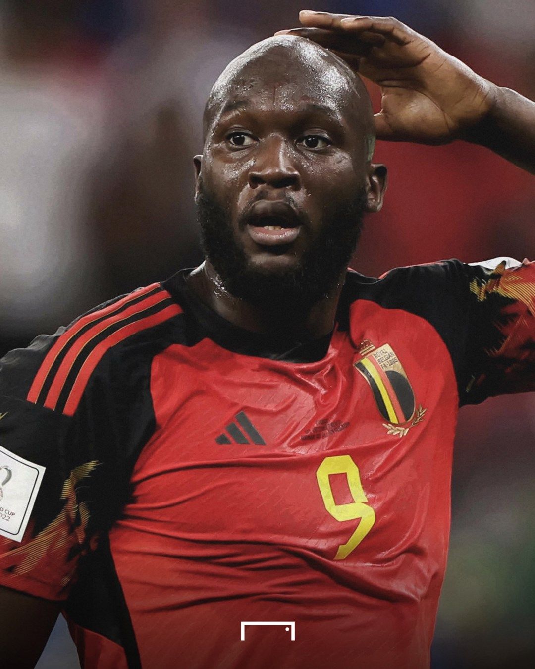 Romelu Lukaku Belgium Croatia 2022 World Cup GFX