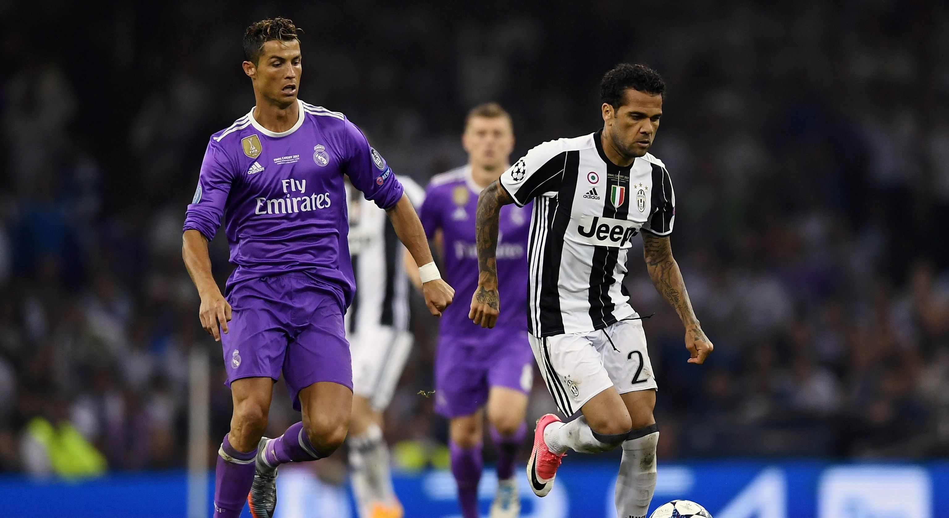 Dani Alves Cristiano Ronaldo Juventus Real Madrid