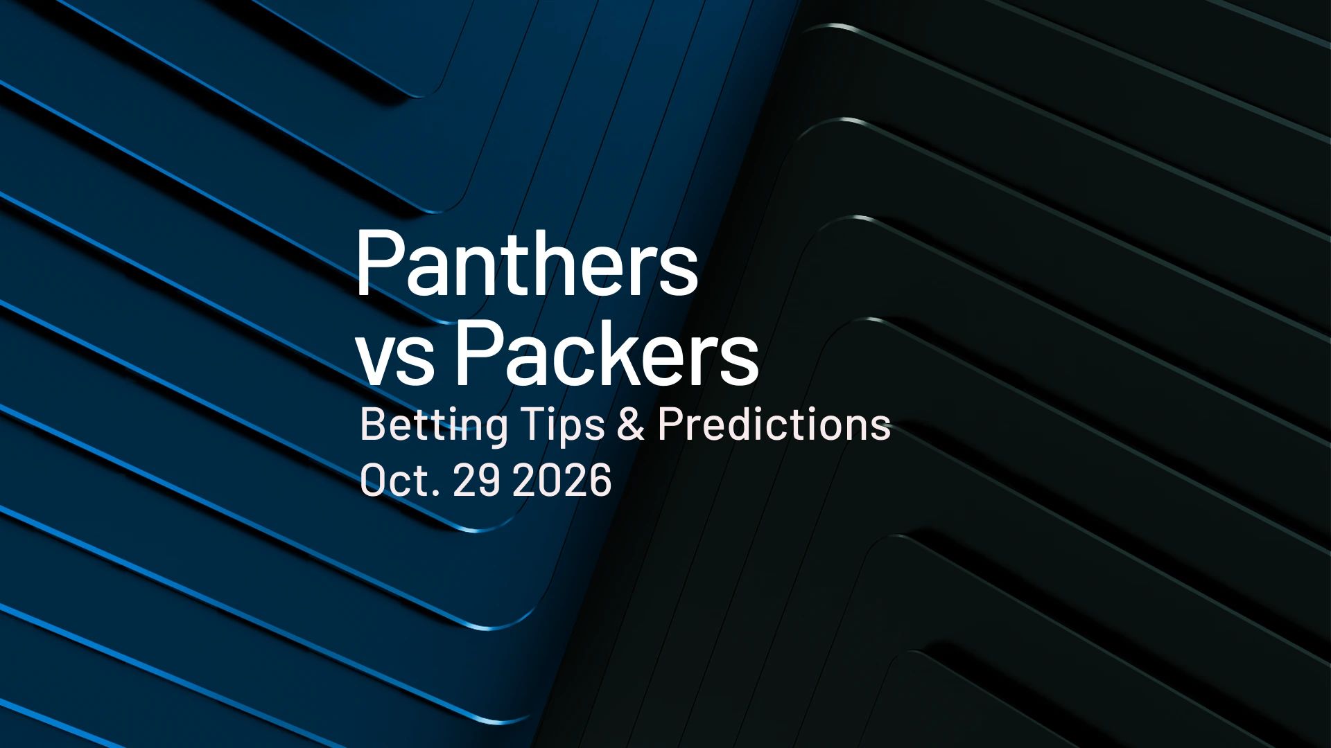 Panthers vs Packers predictions - Week 8