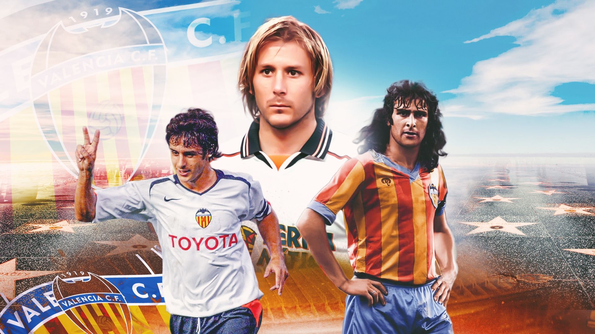 Ultimate Valencia dream team - Mendieta and Aimar in