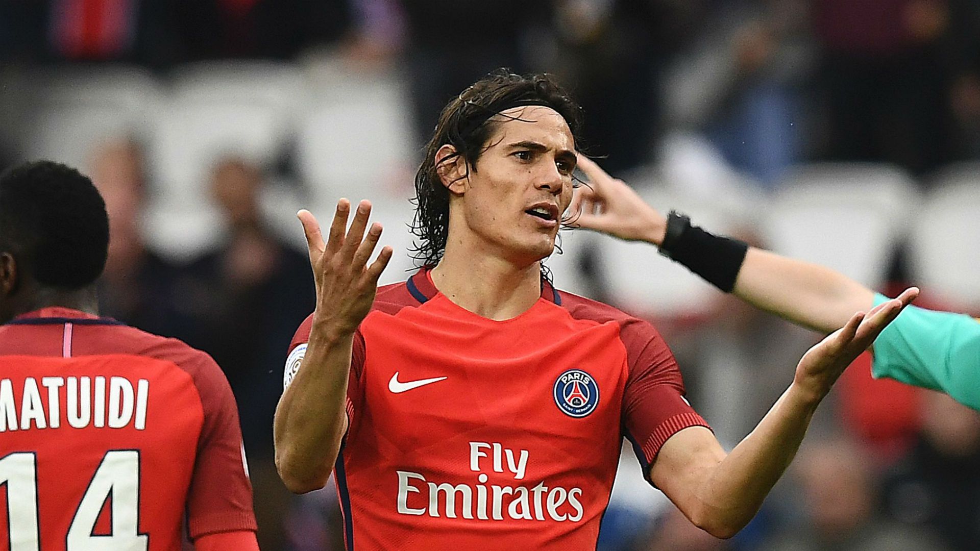 Edinson Cavani PSG Ligue1 050617