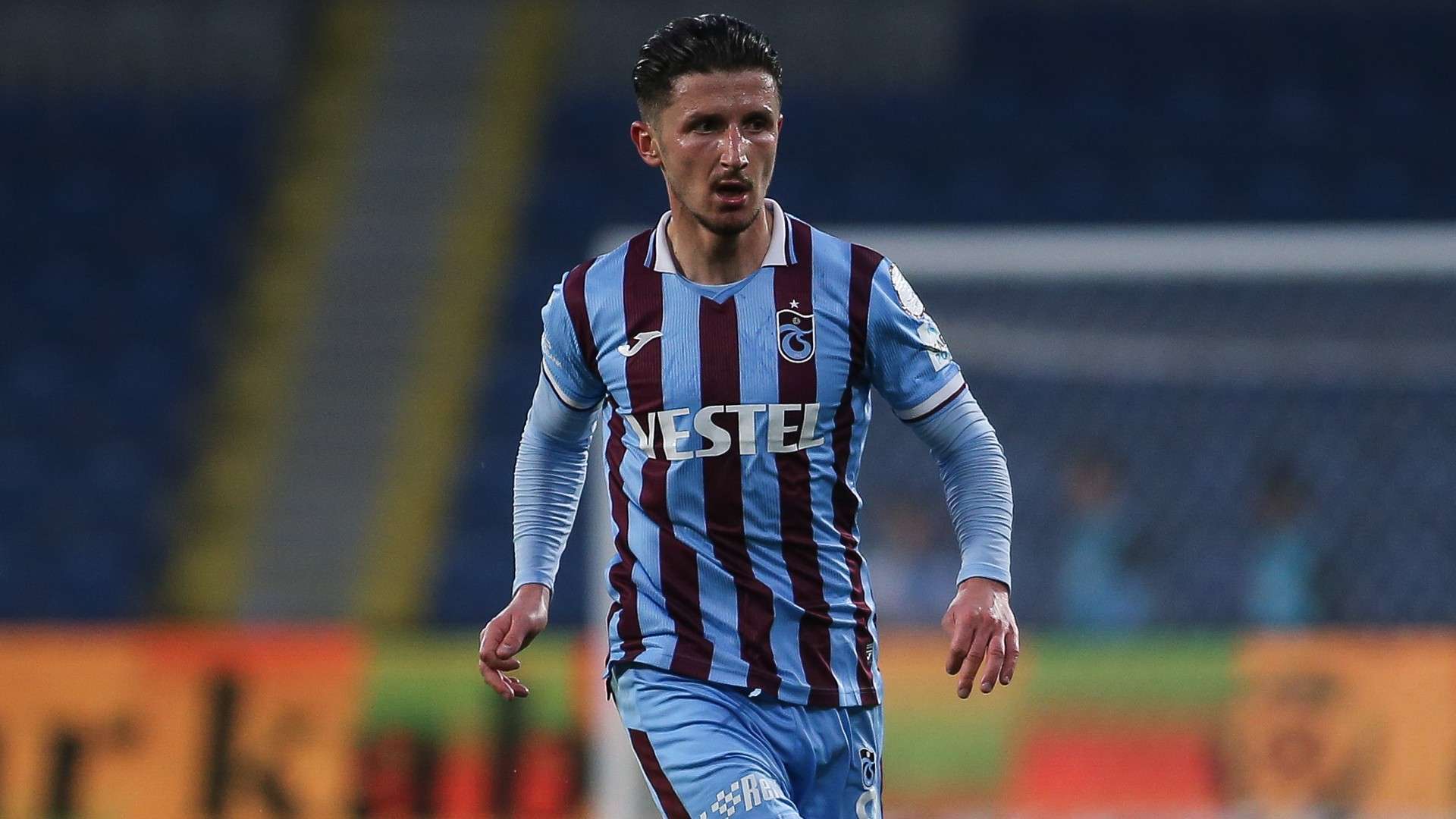 Enis Bardhi of Trabzonspor runs with the ball