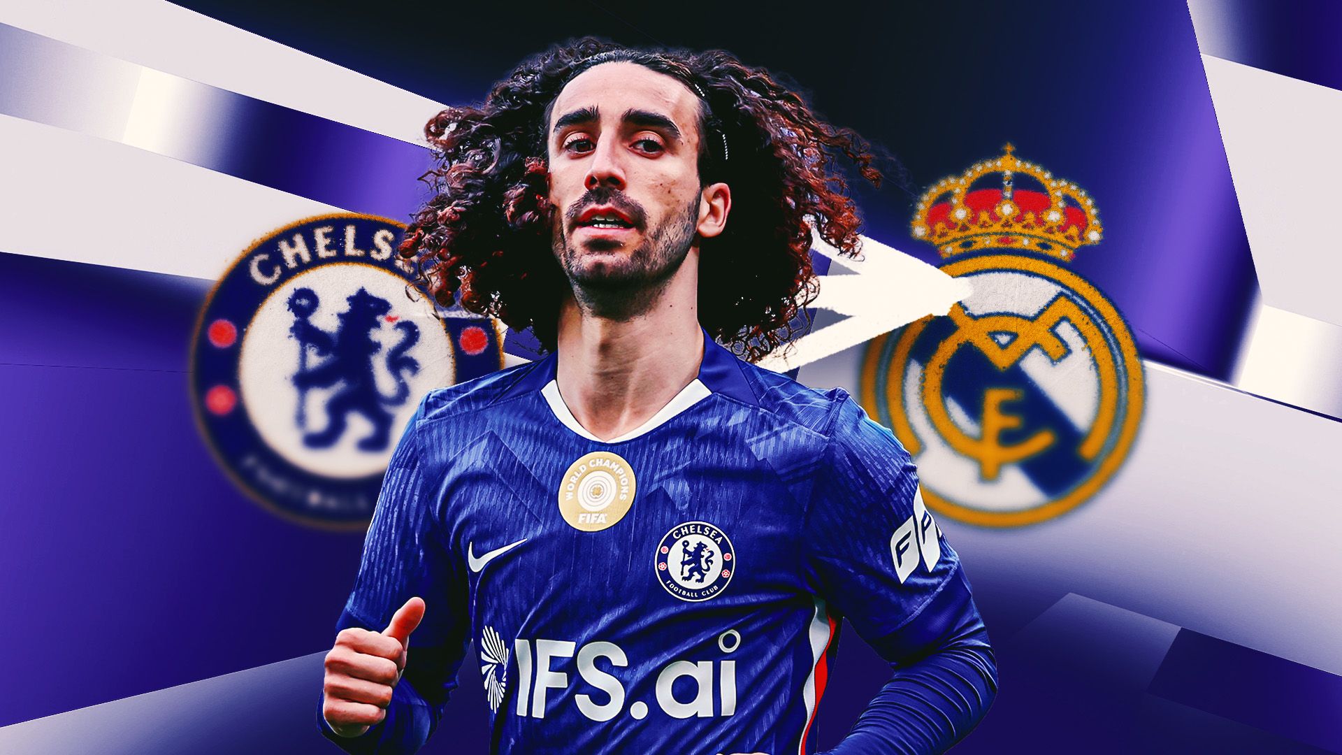 Marc Cucurella Real Madrid GFX