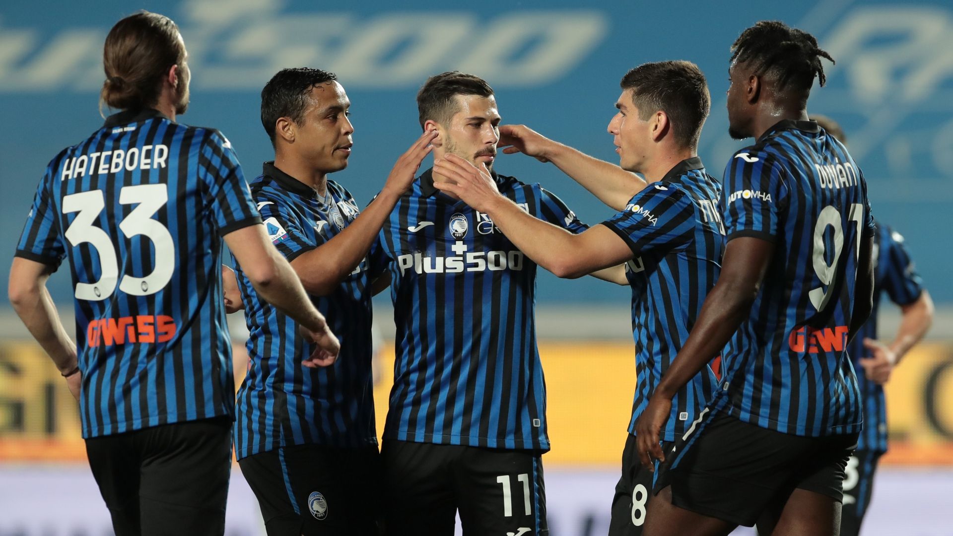 Atalanta Bologna celebration Serie A 2020-2021