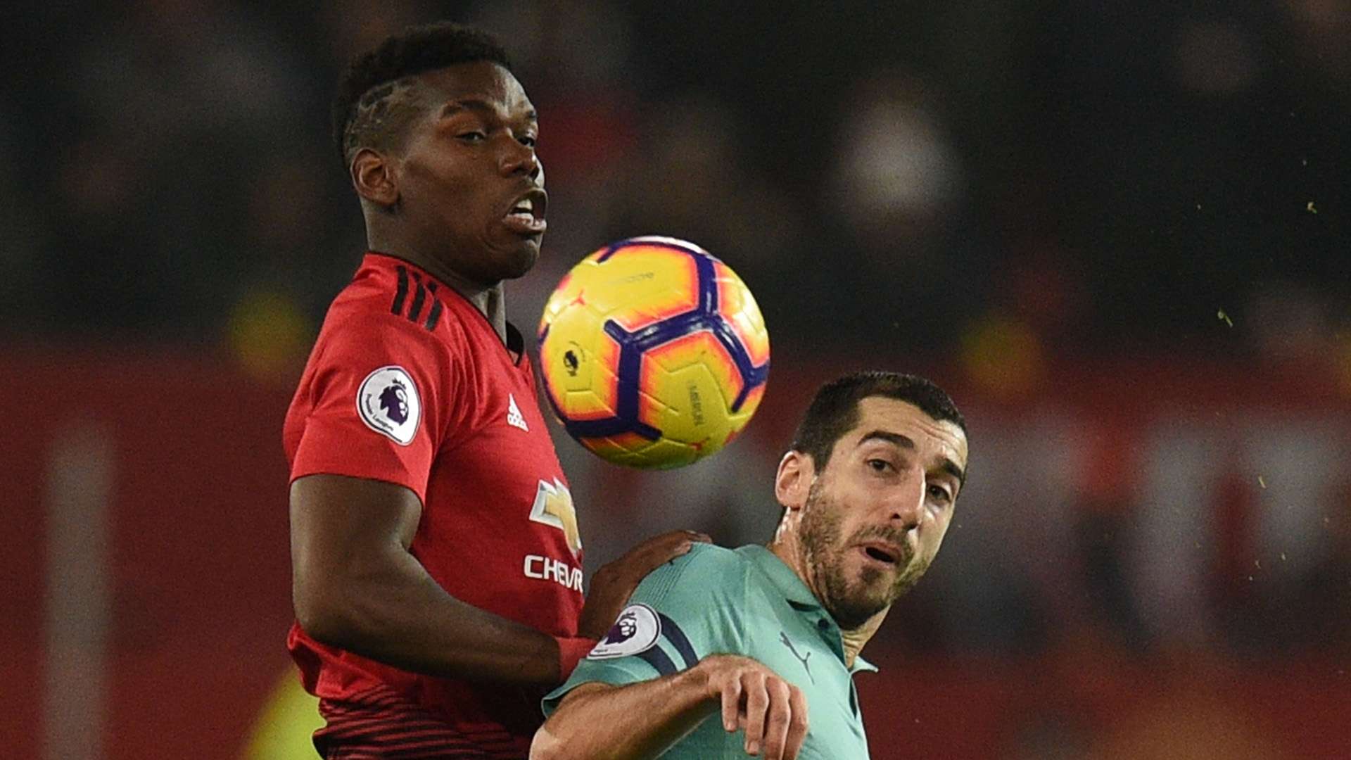 Paul Pogba Henrikh Mkhitaryan Manchester United Arsenal