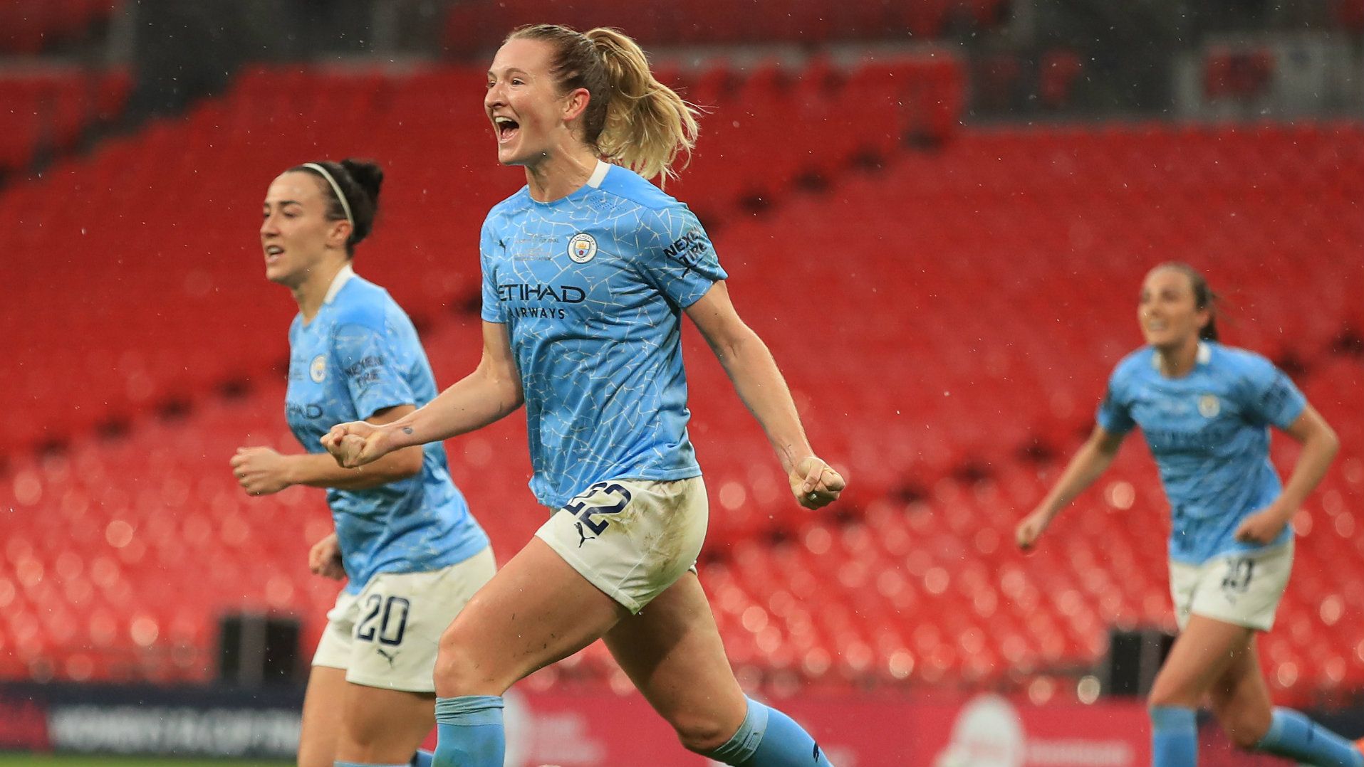 Sam Mewis Everton vs Man City FA Cup final 2020